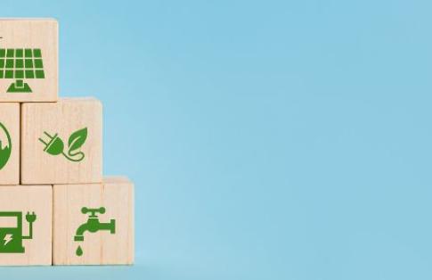 Stack of blocks for net zero